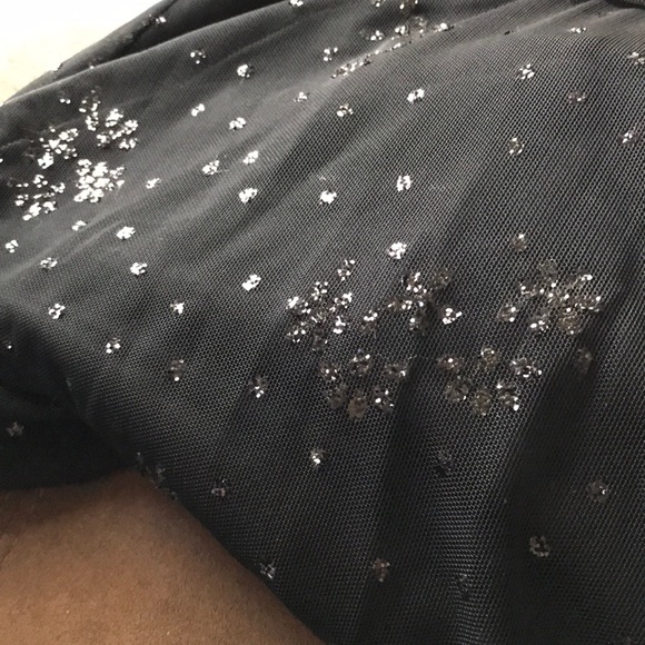 🖤EVAN PICONE SEXY BLACK SPARKLE DRESS SIZE 2 PETITE NWOT EXCELLENT CONDITION! - Picture 7 of 7